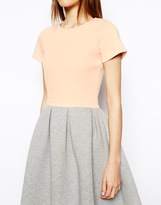 Thumbnail for your product : ASOS Midi Dress In Bonded Scuba