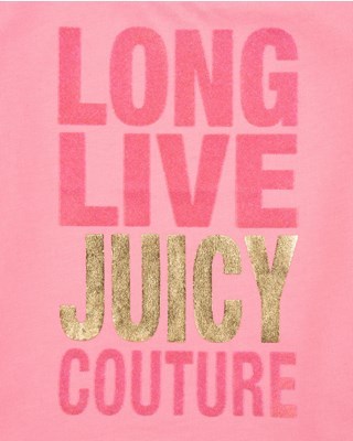 Juicy Couture Outlet - BABY LOGO LONG LIVE JC SHORT SLEEVE TEE