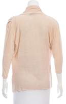 Thumbnail for your product : Alice + Olivia Draped Metallic Top