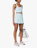 Thumbnail for your product : Girlfriend Collective The Skort high-waist recycled polyester-blend mini skort
