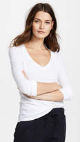 Thumbnail for your product : James Perse Long Sleeve V Neck Tee
