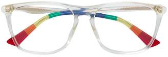 Gucci Eyewear clear-frame square glasses