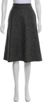 Thumbnail for your product : Margaret Howell Wool Knee-Length Skirt Grey Wool Knee-Length Skirt