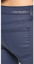Thumbnail for your product : Current/Elliott The Soho Zip Stiletto Coated Jeans