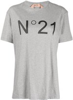 Thumbnail for your product : No.21 logo T-shirt