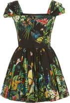 Thumbnail for your product : Dolce & Gabbana Printed Cotton-Poplin Mini Dress