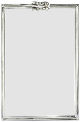 One Kings Lane Dupre Knot Picture Frame - Silver