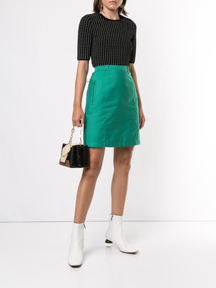 Christian Dior Pre-Owned Straight Mini Skirt