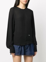 Thumbnail for your product : DSQUARED2 Bishop Sleeve Blouse