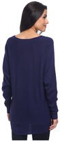 Thumbnail for your product : Chaser Snowflake L/S V-Neck Dolman Pullover