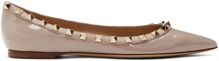 Valentino Rockstud Flats | Shop the world's largest collection of 