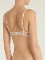Thumbnail for your product : Bodas Sheer Tactel Soft-cup Bra - Womens - Light Pink