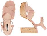 Thumbnail for your product : Quiz Blush Cross Strap High Heels