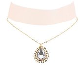 Thumbnail for your product : Charlotte Russe Plus Size Velvet Layered Choker Necklace