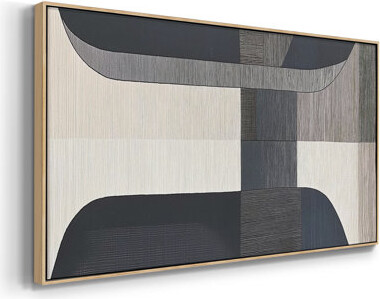 Ivy Bronx Abstract Series-DCLXXXIII- Framed Gallery Wrapped Canvas -Ready to Hang