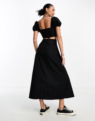 collusion ruched milkmaid top
