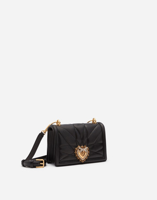 Dolce & Gabbana Devotion Mini Bag In Matelasse Nappa Leather