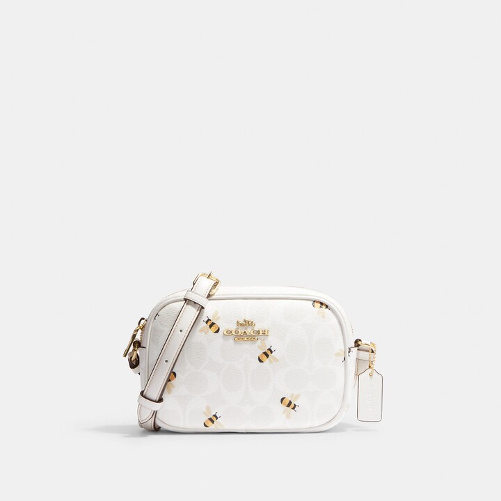 Coach Outlet Mini Jamie Camera Bag In Signature Canvas With Bee Print -  ShopStyle