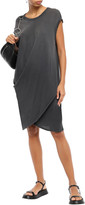 Thumbnail for your product : Current/Elliott The Draped Wrap-effect Cotton-jersey Dress