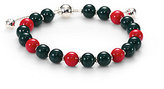 Thumbnail for your product : Gucci Britt Wood & Sterling Silver Beaded Bracelet