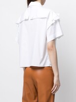 Thumbnail for your product : Palmer Harding Ruffle Short-Sleeve Shirt