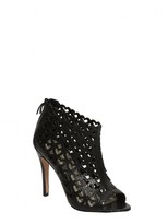 Thumbnail for your product : Alice + Olivia Gerri Shiny Snake Embossed Leather Heel