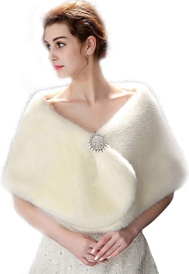 formal fur wrap