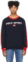 Thumbnail for your product : Polo Ralph Lauren Navy and Red Logo Sweater