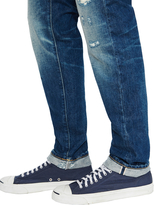 Thumbnail for your product : G Star Distressed 3301 Low Tapered Fit Selvedge Jeans