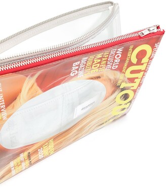 Doublet Faceout Magazine clutch bag