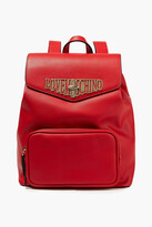 Thumbnail for your product : Love Moschino Appliquéd faux leather backpack