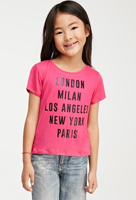 Forever 21 cities graphic tee (kids)