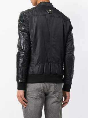 Philipp Plein zipped bomber jacket