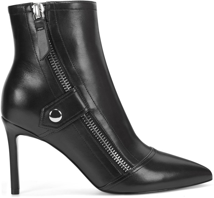 nine west kitten heel booties