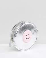 Thumbnail for your product : Lazy Oaf Exclusive Silver Faux Fur Round Fuzzy Cross Body Bag