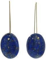 Thumbnail for your product : Lapis Necessary Stone Long Wire Oval Earrings