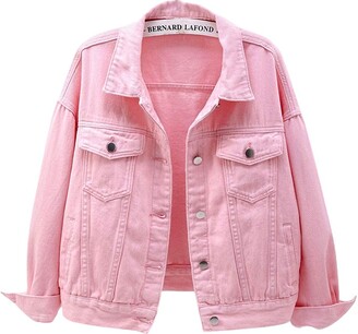 Coloured Denim Jacket | ShopStyle UK