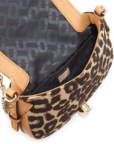 Thumbnail for your product : Diane von Furstenberg Sutra Mini Leopard-Print Crossbody Bag, Sandalwood