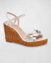 Thumbnail for your product : Kate Spade Fiori Wicker Wedge Sandals