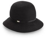 Thumbnail for your product : Helen Kaminski Kaleo 6 Leather-Trimmed Raffia Hat