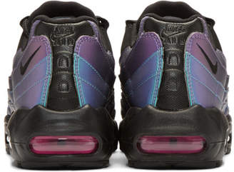 Nike Black and Purple Air Max 95 PRM Sneakers