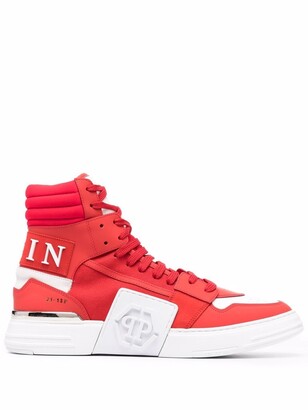 philipp plein trainers red