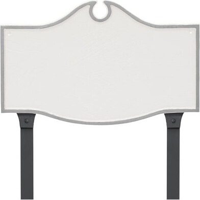 Montague Metal Products Inc. Colonial 2-Line Lawn Address Sign