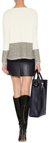 Thumbnail for your product : Sophie Hulme Leather Tote in Navy-Rose