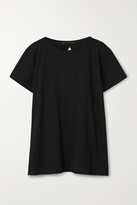 Thumbnail for your product : Helmut Lang Open-back Pima Cotton And Modal-blend T-shirt