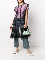 Thumbnail for your product : Molly Goddard Sheer Ruffle Trim Dress