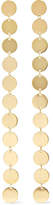 Thumbnail for your product : Saskia Diez Paillettes 18-karat Gold-plated Earrings