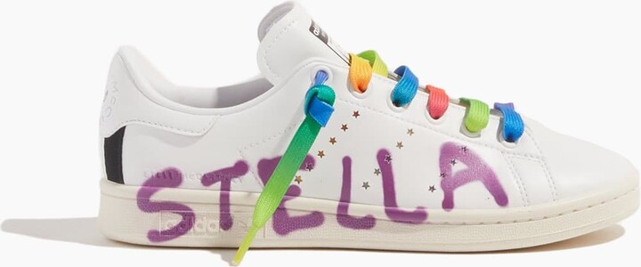 Stella McCartney Stan Stella Sneaker in Screen Logo Pink - ShopStyle