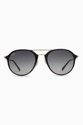 Next Womens Ray-Ban Black Rimless Aviator Sunglasses