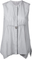 Brunello Cucinelli - ruched waist blouse - women - coton - XS